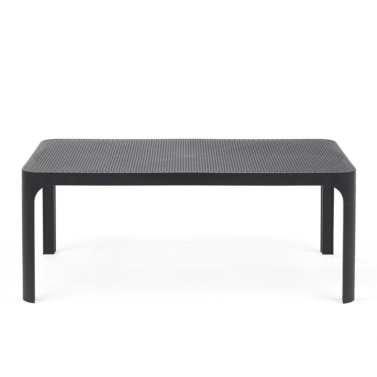 Mesa de jardín de resina Net Nardi - Antracita Antracita-1