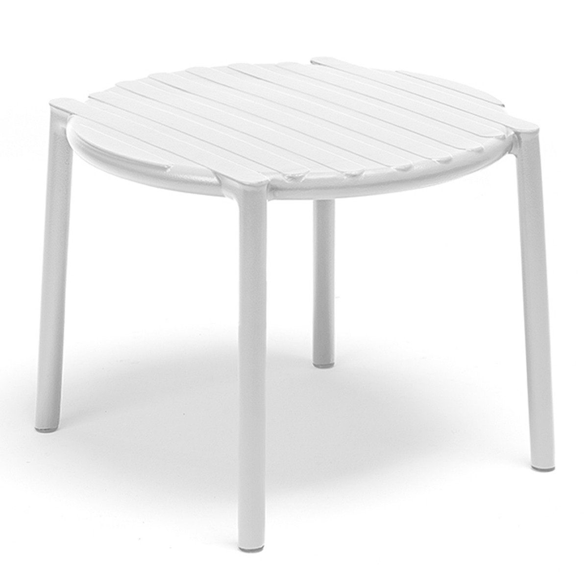 Mesa de centro de jardín de resina Doga Nardi - Blanco Blanco-1