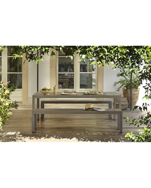 Mesa de Jardim de Alumínio Río Nardi Taupe-2