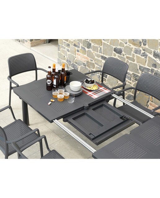 Mesa extensible de jardín Libeccio Nardi - Antracita Antracita-3