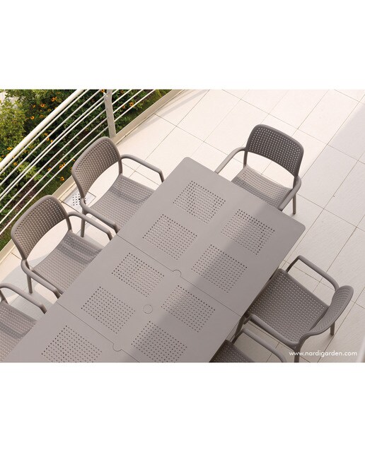 Mesa Extensível de Jardim Libeccio Nardi Taupe-2