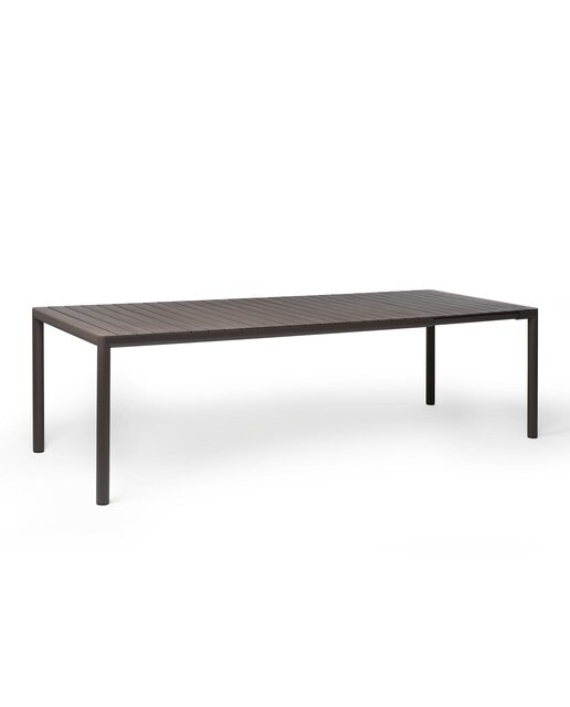 Mesa extensible de jardín Tevere Nardi - Marrón 211/275 cm Marrón-4