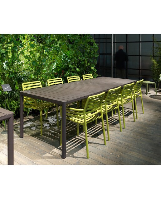 Mesa extensible de jardín Tevere Nardi - Marrón 211/275 cm Marrón-5