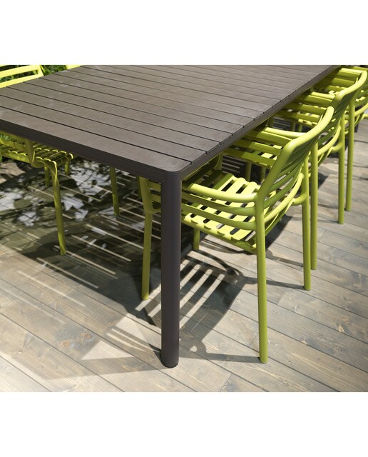 Mesa extensible de jardín Tevere Nardi - Marrón 211/275 cm Marrón-6