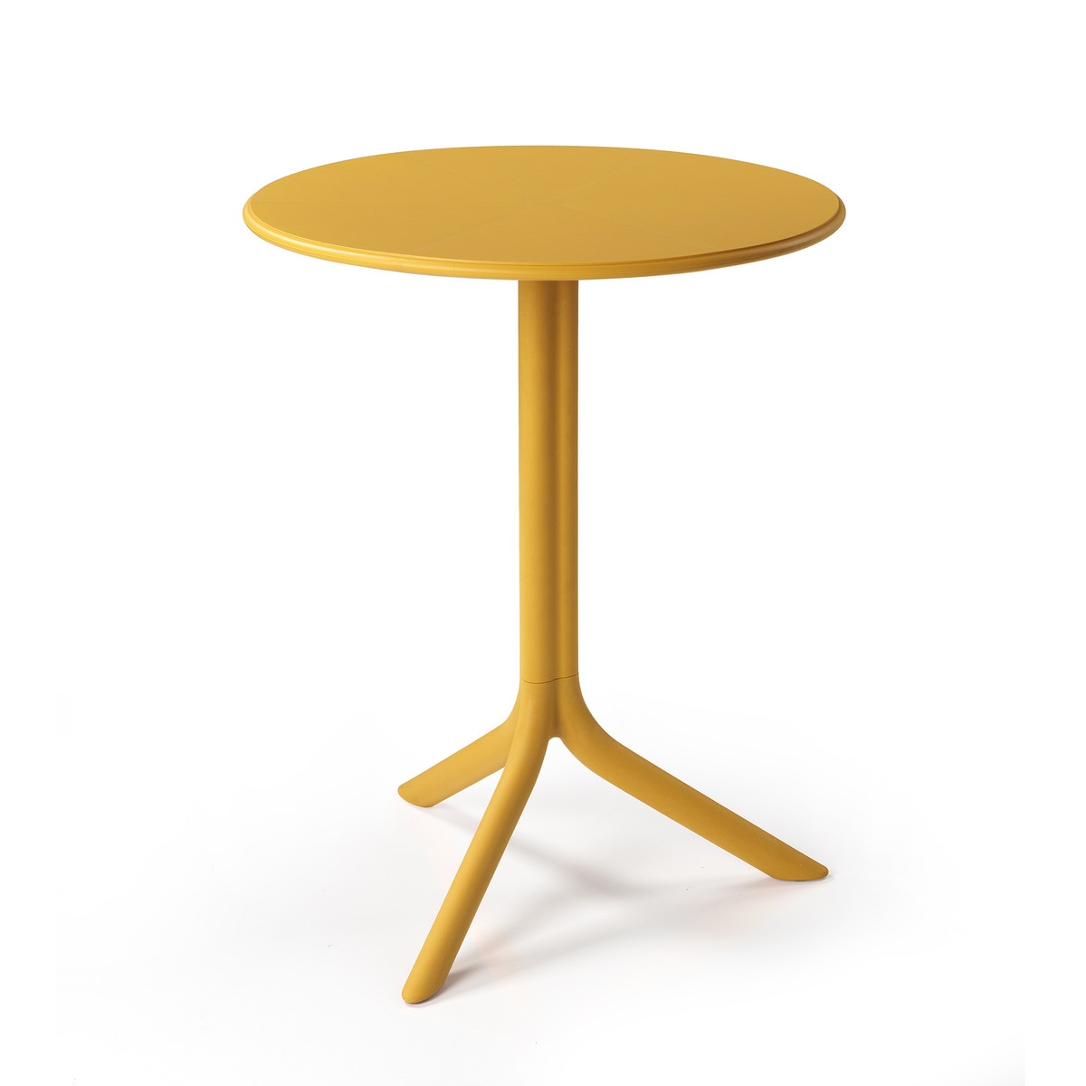 Mesa auxiliar de jardín redonda Spritz Nardi - Mostaza Mostaza-1