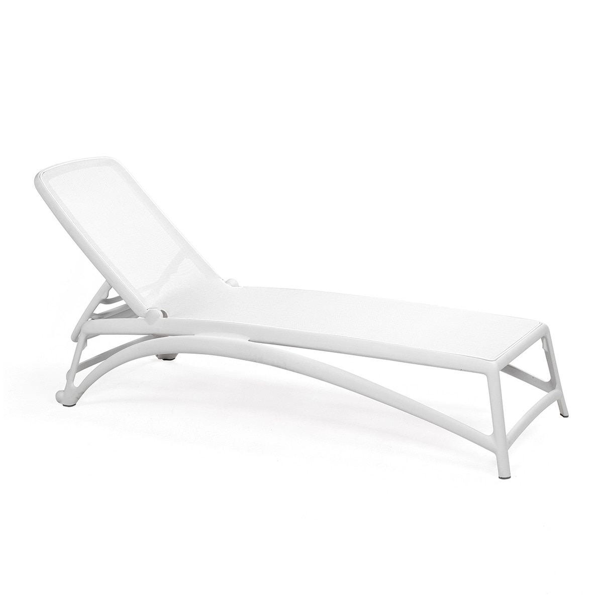 Tumbona de resina apilable Atlántico Nardi - Blanco Blanco-1