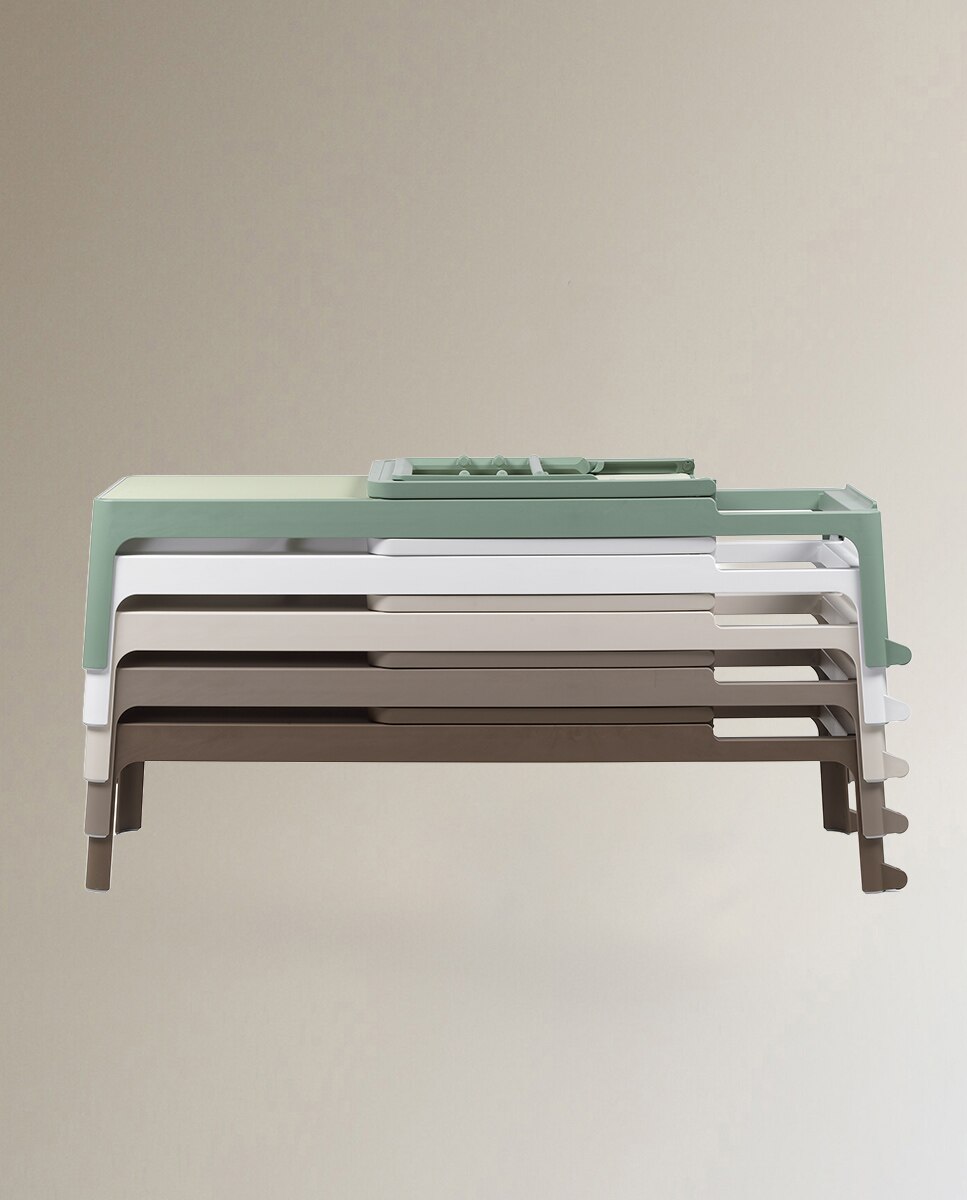 Tumbona de resina apilable Plano Nardi crema - Topo Topo-8