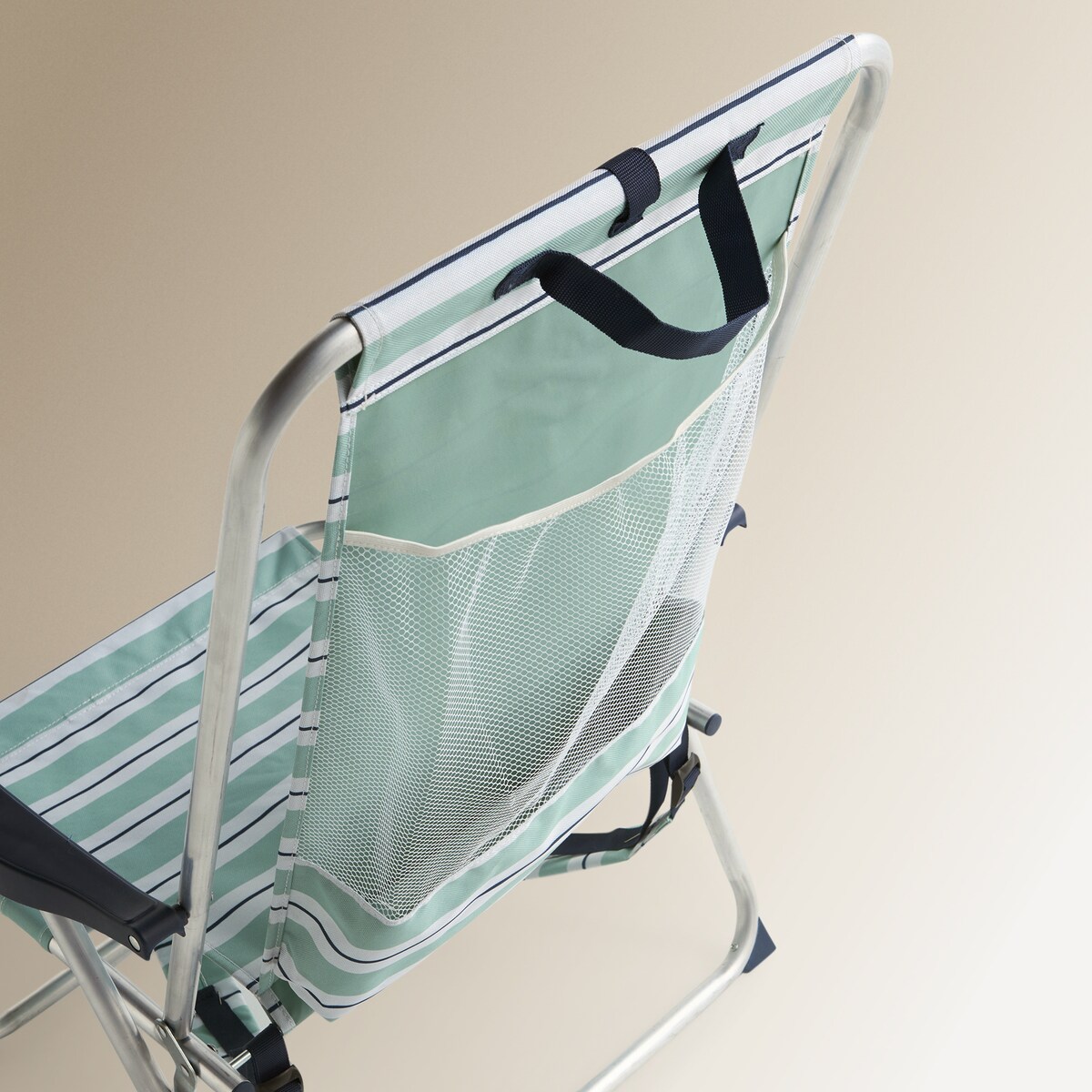 Cadeira Tipo Mochila Dobrável Sunai Campo e Praia Verde Água-4