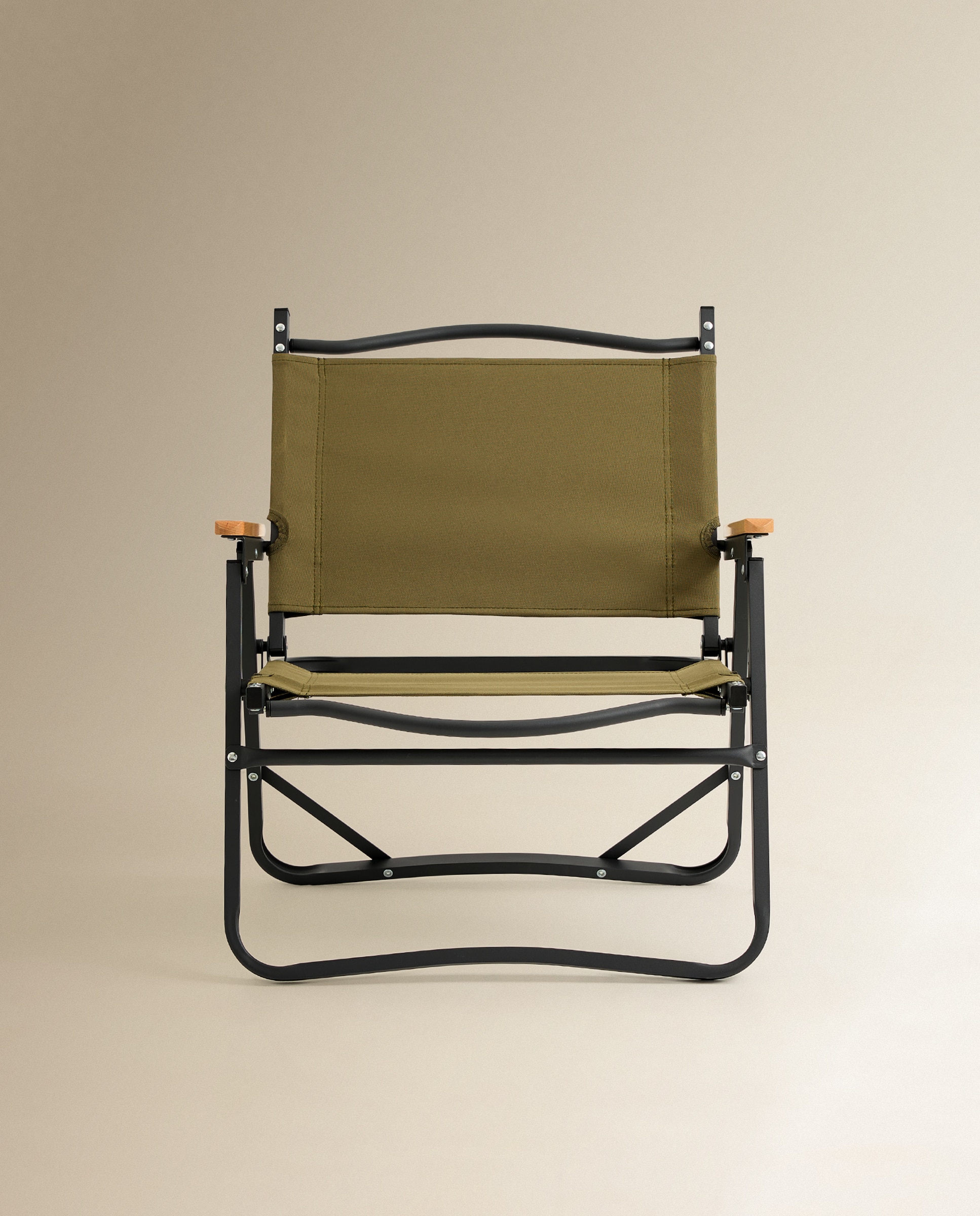 Sillón bajo plegable Safari Campo y Playa - Caqui Caqui-3