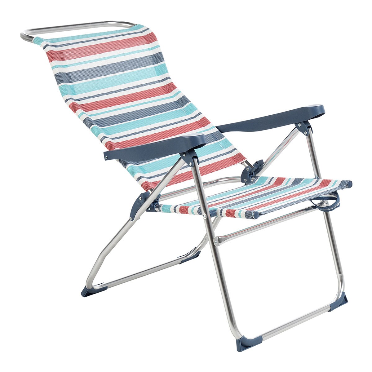 Silla alta plegable y reclinable Amalfi Basics El Corte Inglés Azul-4