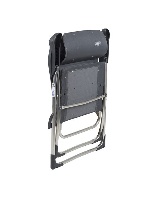 Sillón de camping y playa plegable y reclinable Marino Crespo Antracita-3