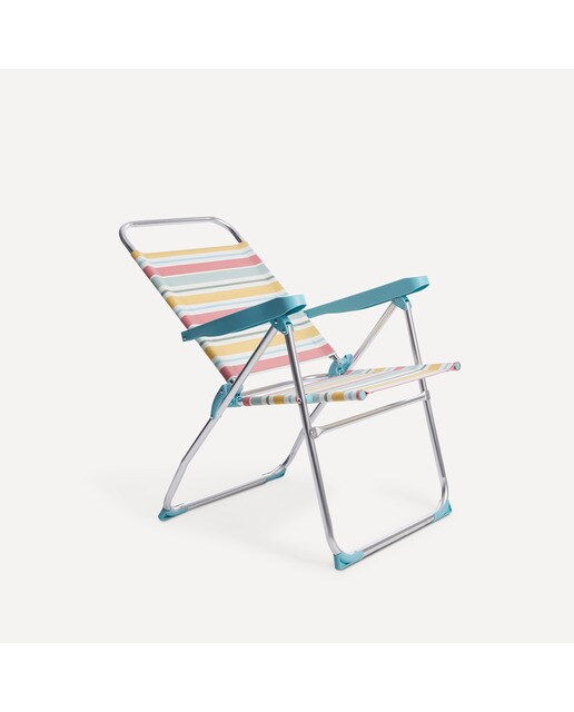 Silla plegable y reclinable Amalfi Basics El Corte Inglés Multicolor-4
