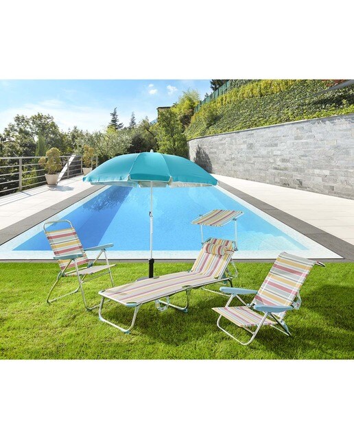 Silla plegable y reclinable Amalfi Basics El Corte Inglés Multicolor-7