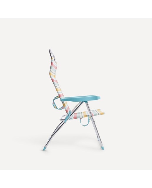 Silla alta plegable y reclinable Amalfi Basics El Corte Inglés Multicolor-3