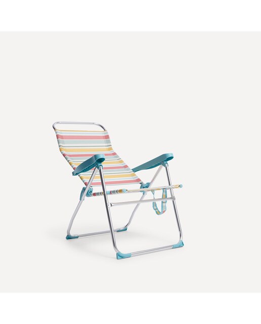 Silla alta plegable y reclinable Amalfi Basics El Corte Inglés Multicolor-4