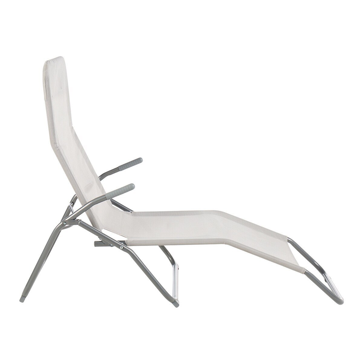 Tumbona plegable Ayllon Basics El Corte Inglés Gris perla-3