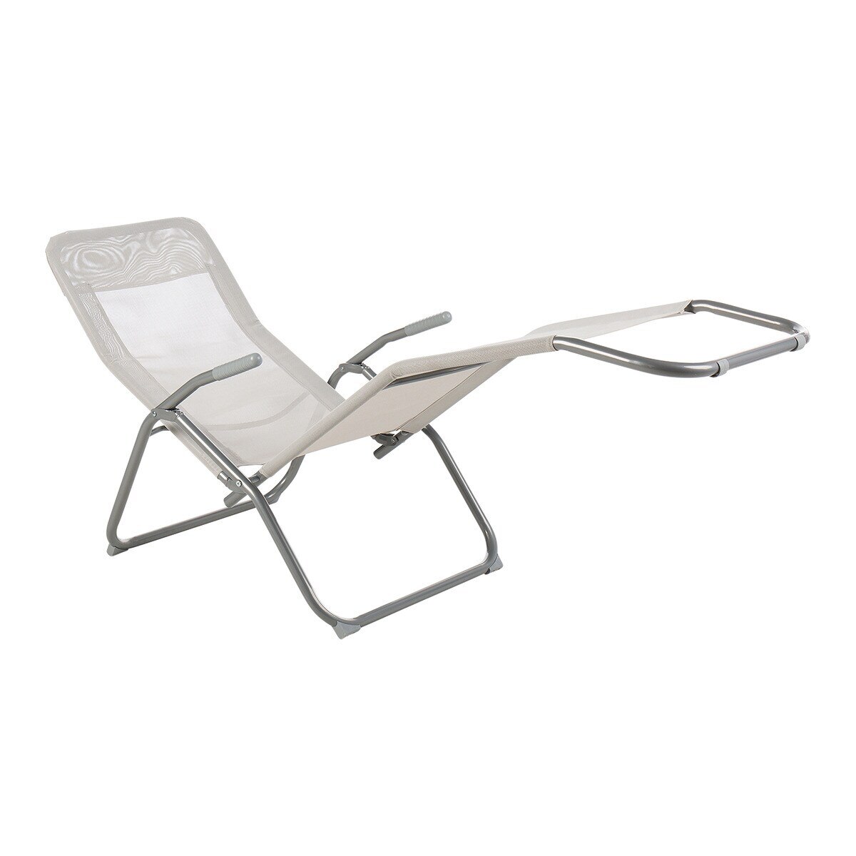 Tumbona plegable Ayllon Basics El Corte Inglés Gris perla-4