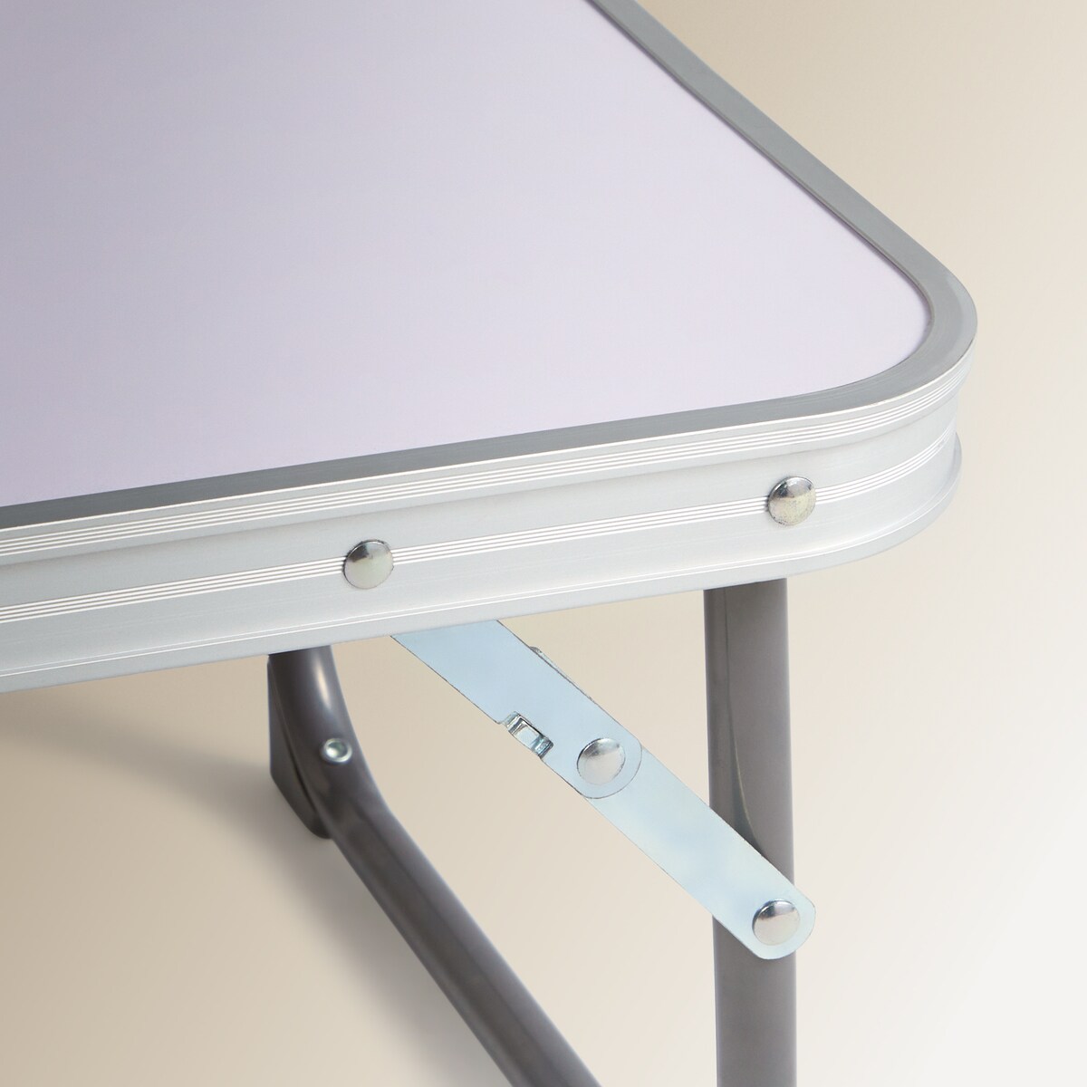 Mesa baja plegable Trip Campo y Playa El Corte Inglés Blanco-5