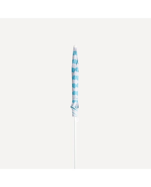 Sombrilla de rayas Capri Basics El Corte Inglés Turquesa-2