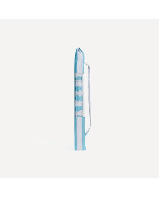 Sombrilla de rayas Capri Basics El Corte Inglés Turquesa-6