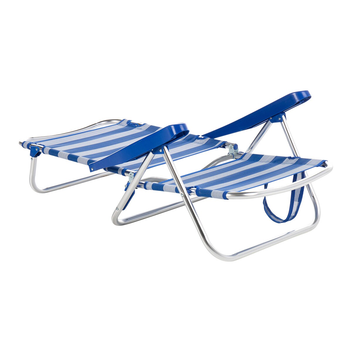Sillón bajo de playa Cué Basics El Corte Inglés Azul / Blanco-4