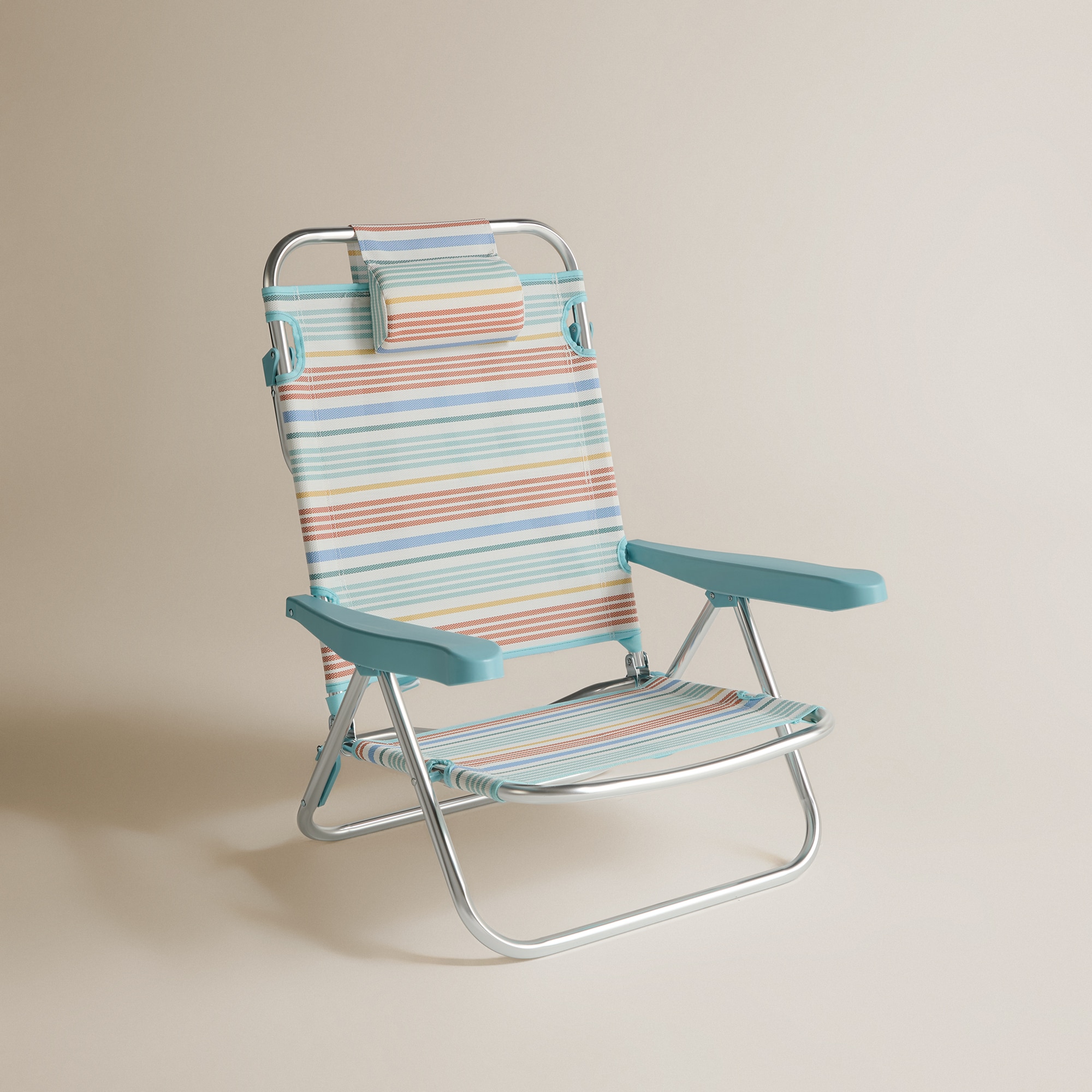 Cadeira Baixa Tipo Mochila Dobrável Coast Campo e Praia Multicolor-2