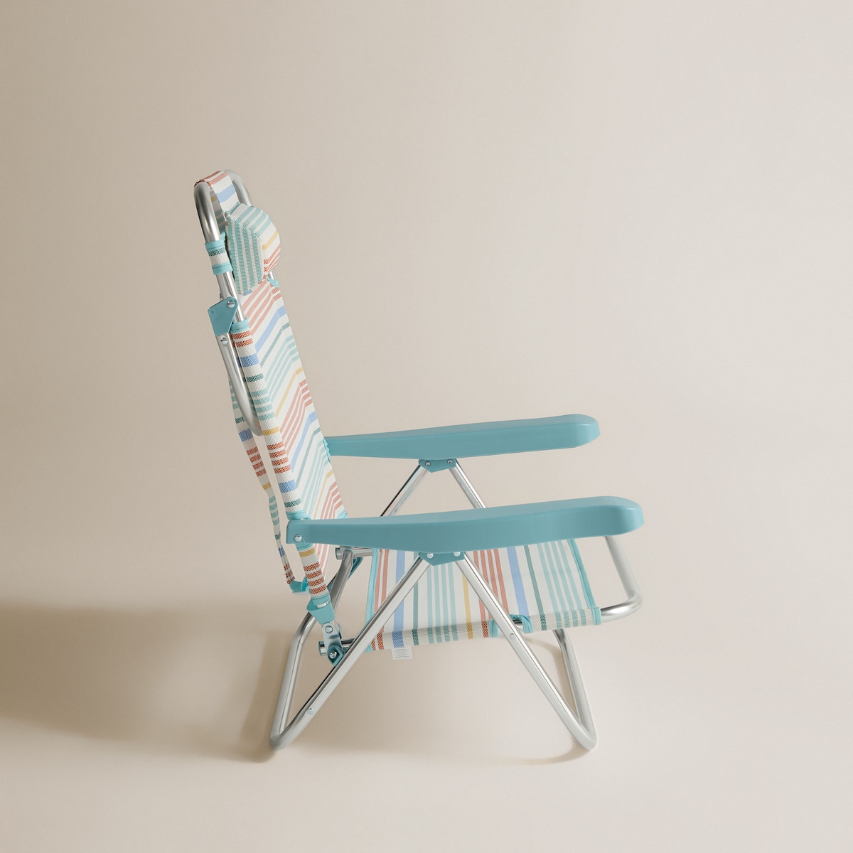 Cadeira Baixa Tipo Mochila Dobrável Coast Campo e Praia Multicolor-4