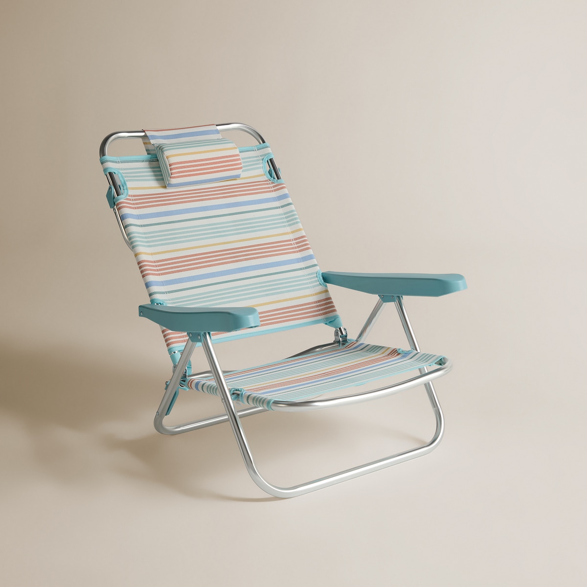 Cadeira Baixa Tipo Mochila Dobrável Coast Campo e Praia Multicolor-5