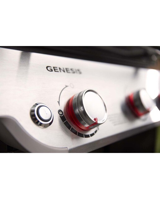Churrasqueira a Gás com 3 Queimadores Genesis E-315 Preto-6