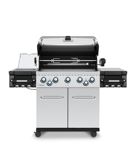 Barbecue a Gás com 5+1+1 Queimadores Regal S 590 Pro IR Aço-3