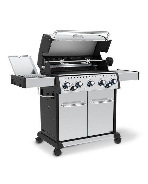 Barbecue a Gás com 5+1+1 Queimadores Baron S 590 IR Aço-3