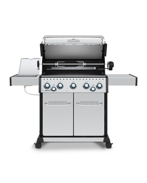 Barbecue a Gás com 5+1+1 Queimadores Baron S 590 IR Aço-4