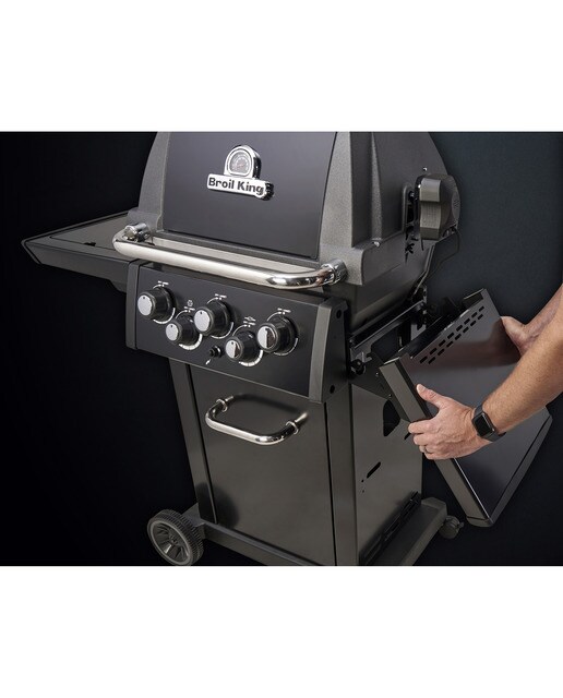 Barbecue a Gás com 3+1+1 Queimadores Royal 390 Shadow Preto-7