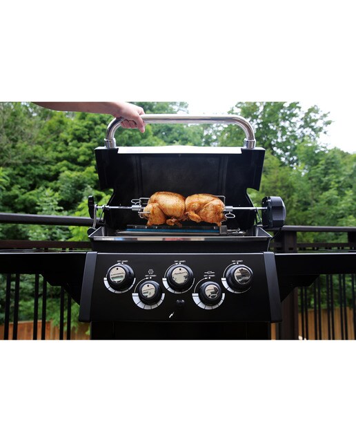 Barbecue a Gás com 3+1+1 Queimadores Royal 390 Shadow Preto-8