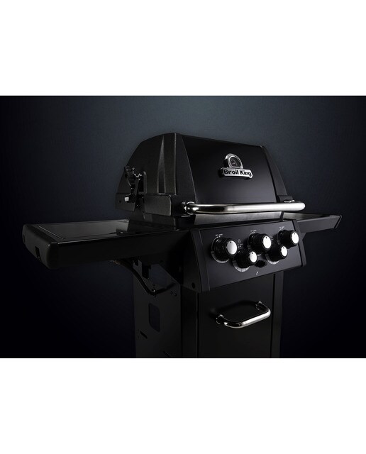 Barbecue a Gás com 3+1+1 Queimadores Royal 390 Shadow Preto-9