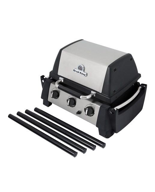 Barbecue a Gás com 3 Queimadores Porta Chef 320 Preto-6