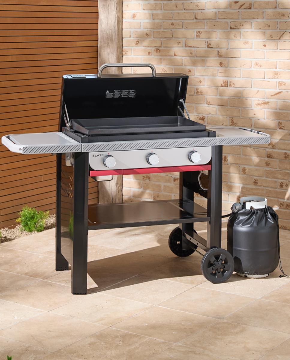 Churrasqueira com Ampla Superfície de Cozedura Slate GP71 Antracite-7