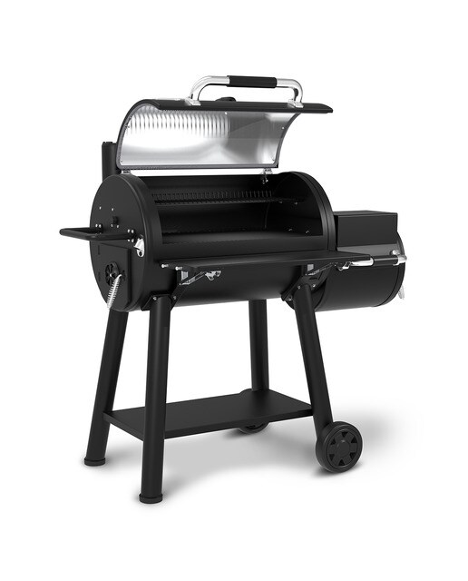 Barbecue para Defumar a Carvão Regal Offset 500 Antracite-4