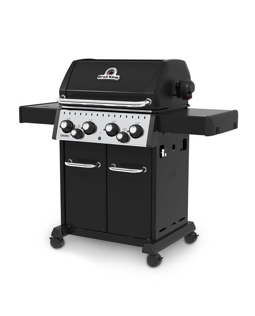 Barbecue de Gás com 4+1+1 Queimadores Crown 490 Antracite-5