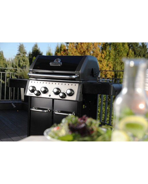 Barbecue de Gás com 4+1+1 Queimadores Crown 490 Antracite-11