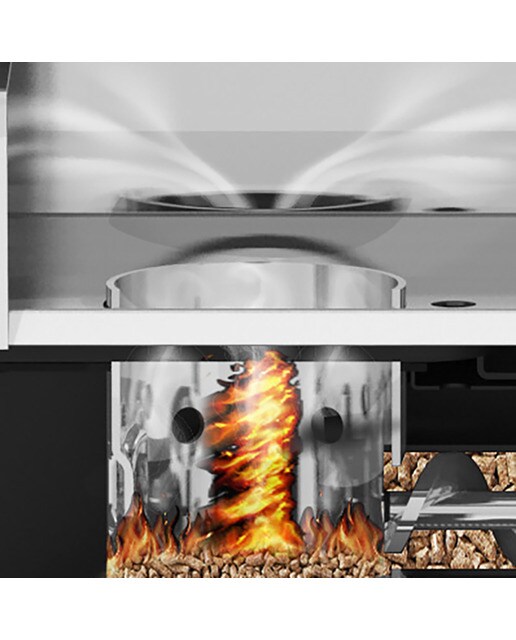 Barbecue a Pellets Regal Pellet 500 X Preto-14