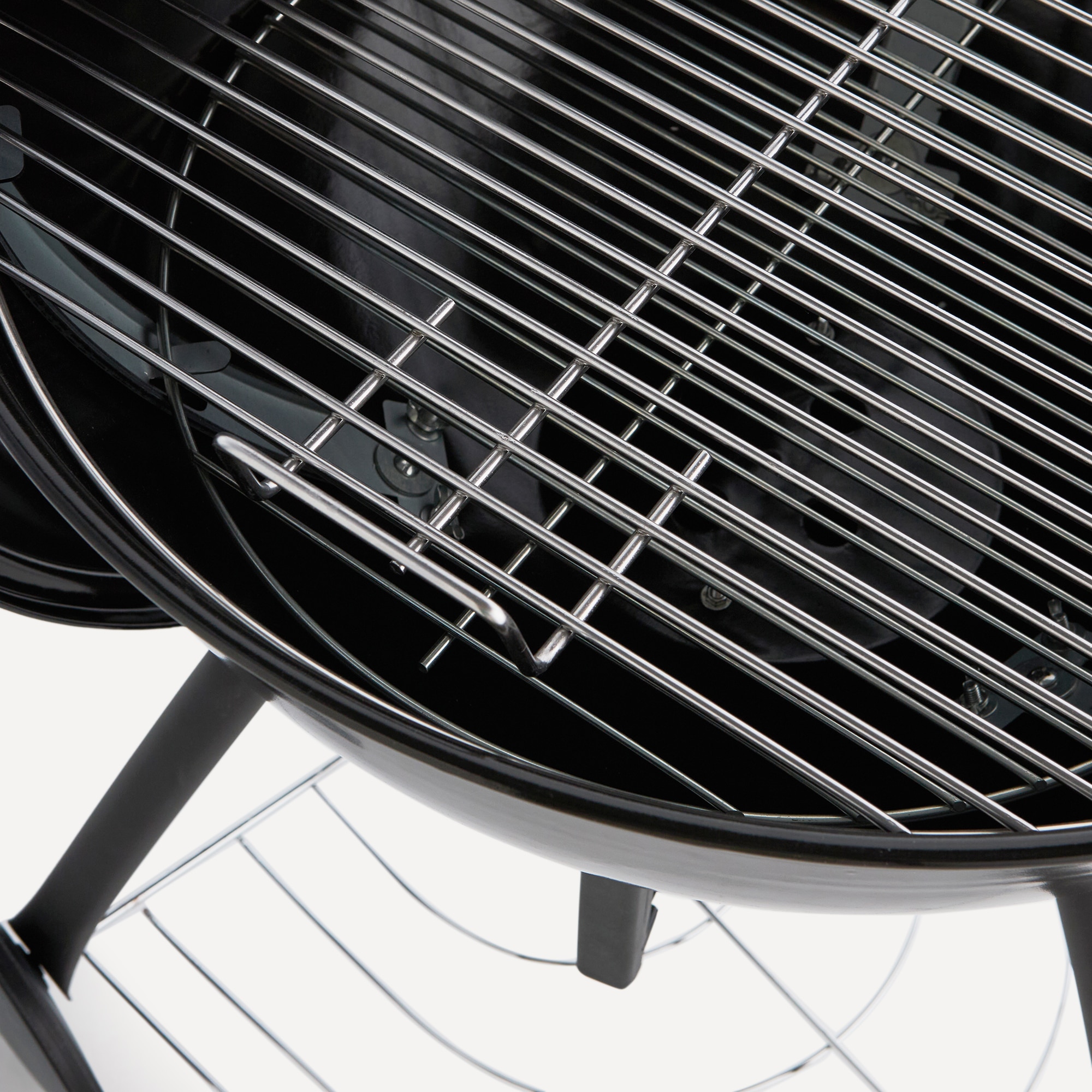 Barbecue a Carvão Colorado Preto-3