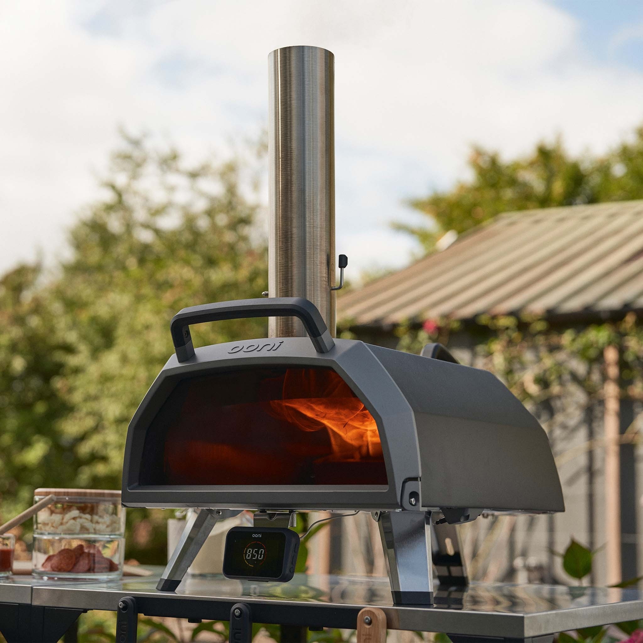 Forno de Lenha Portátil para Pizzas Karu 2 Pro Preto-4