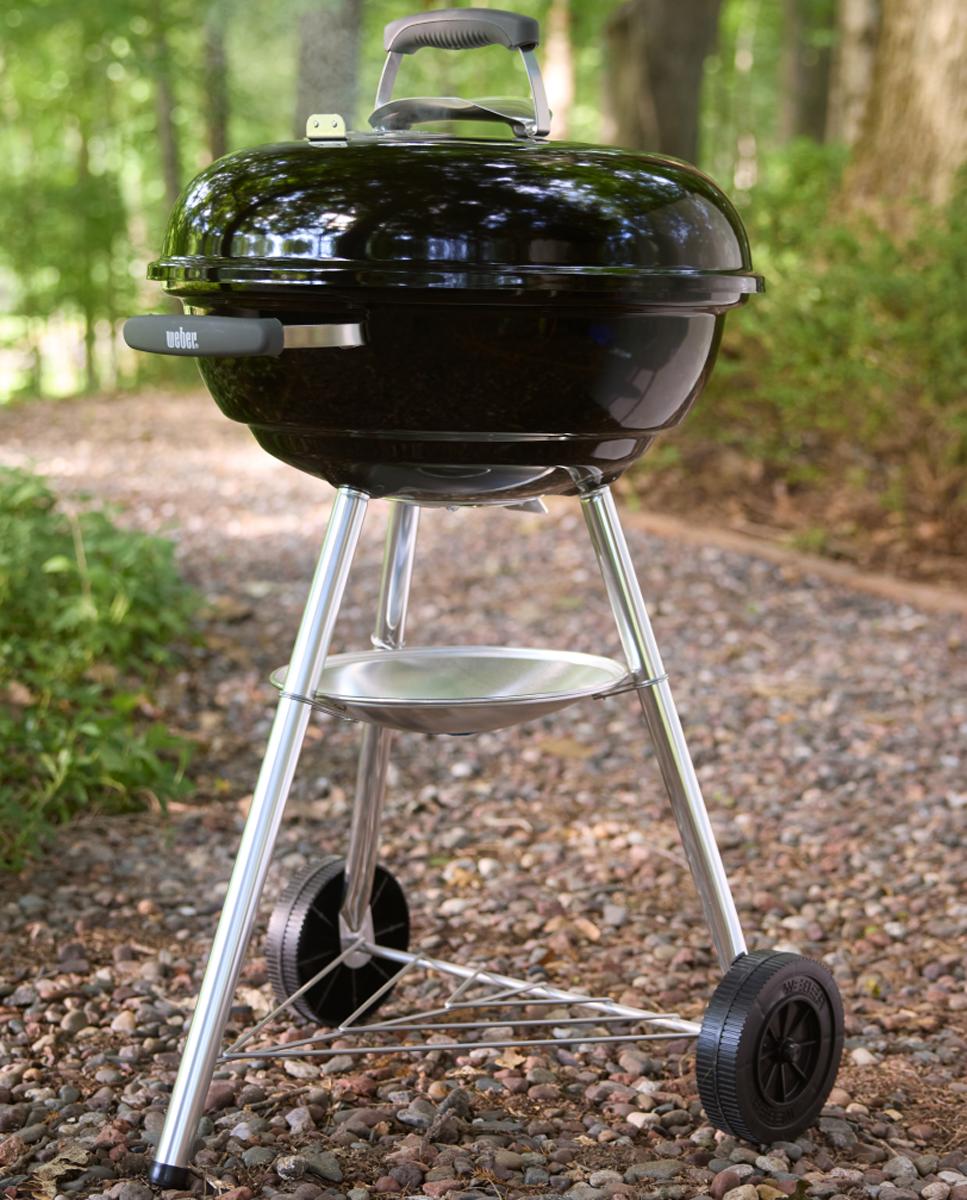 Barbacoa de carbón Original Kettle 47 + Briquetas Weber Antracite-4
