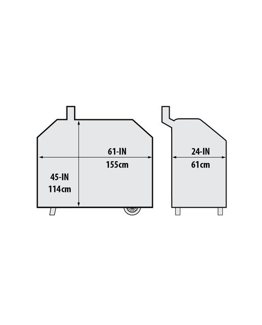 Capa de Barbecue Premium Regal Pellet 500 Antracite-3