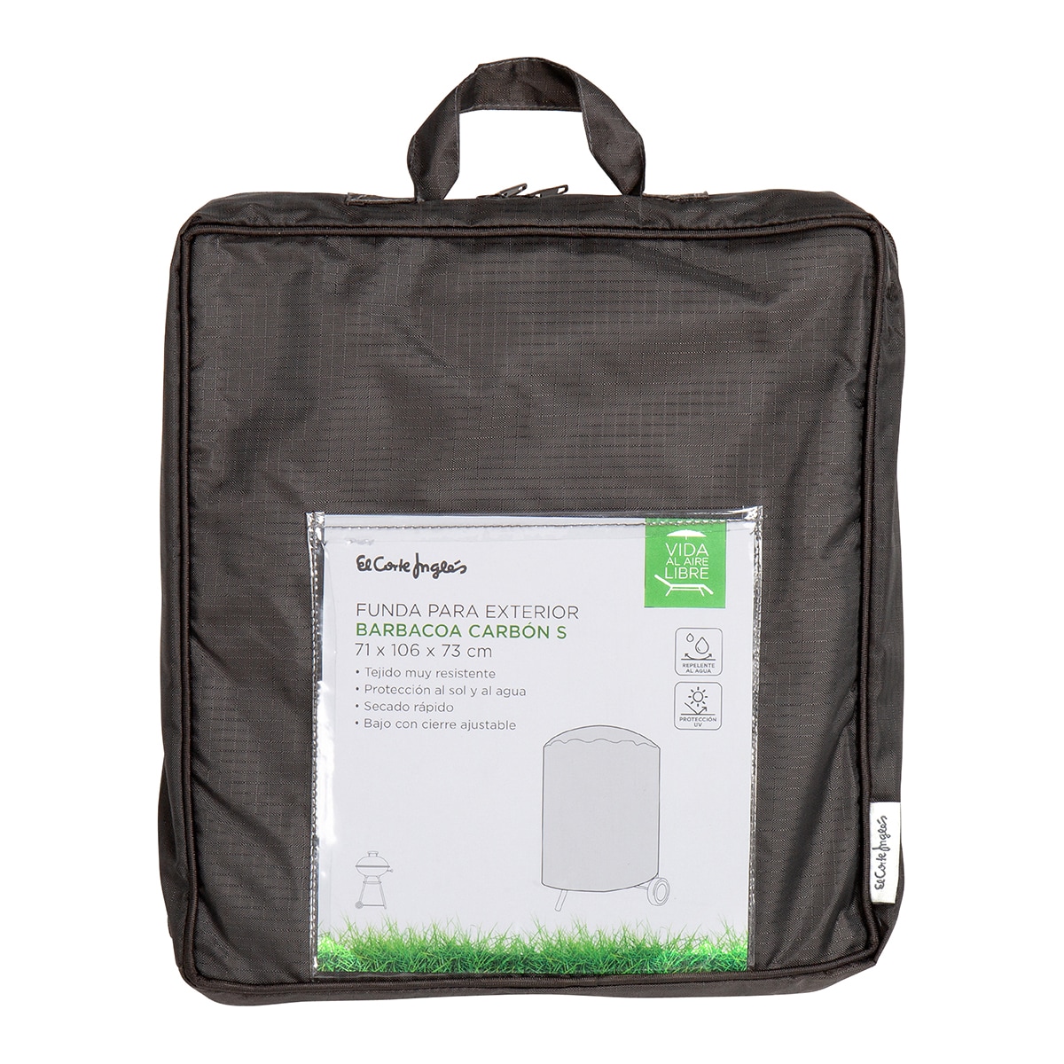 Capa para Barbecue de Carvão Universal Antracite-2