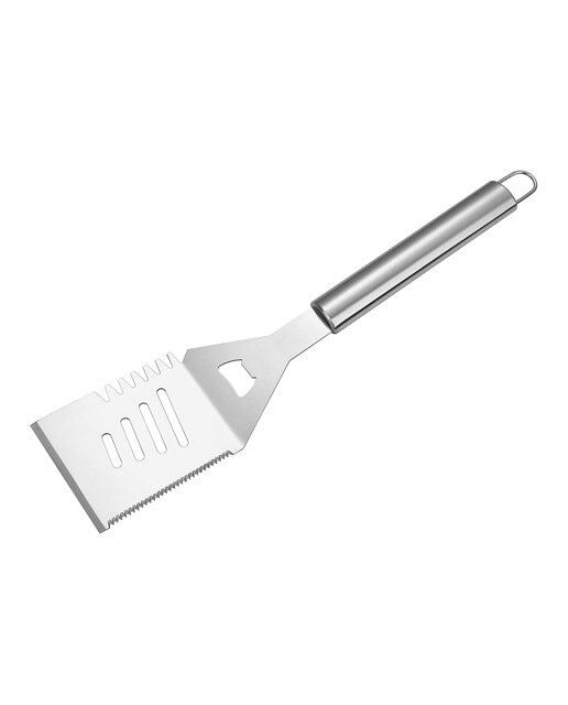 Maletín con 5 accesorios para barbacoa Basics El Corte Inglés Acero-3