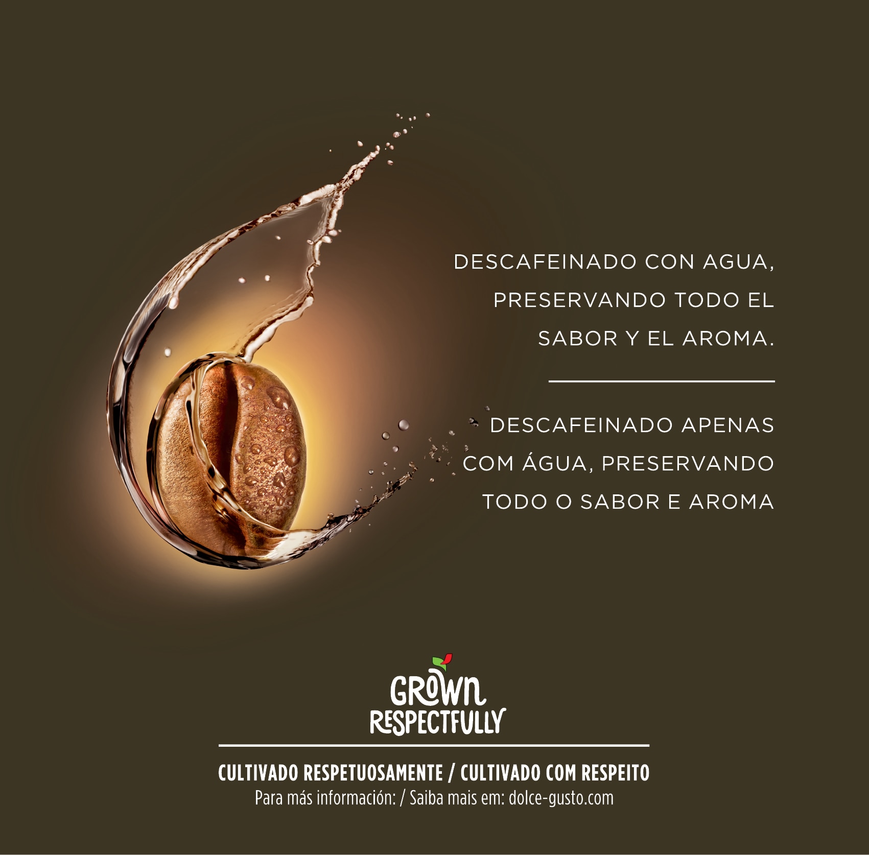 Estuche 16 cápsulas intensidad 7 NESCAFE DOLCE GUSTO café espresso descafeinado intenso selección arábica y robusta de Colombia y Vietnam 5