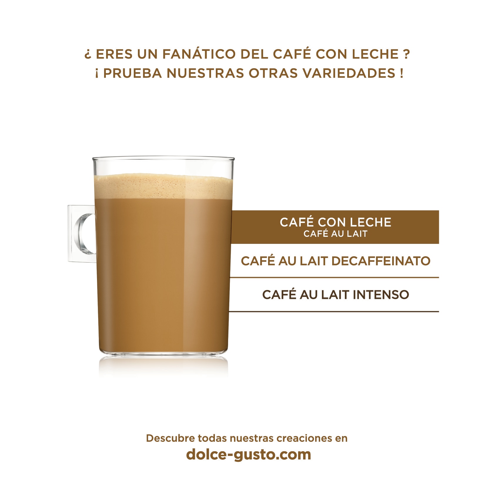 Estuche 16 cápsulas NESCAFE DOLCE GUSTO café con leche Selección robusta 4