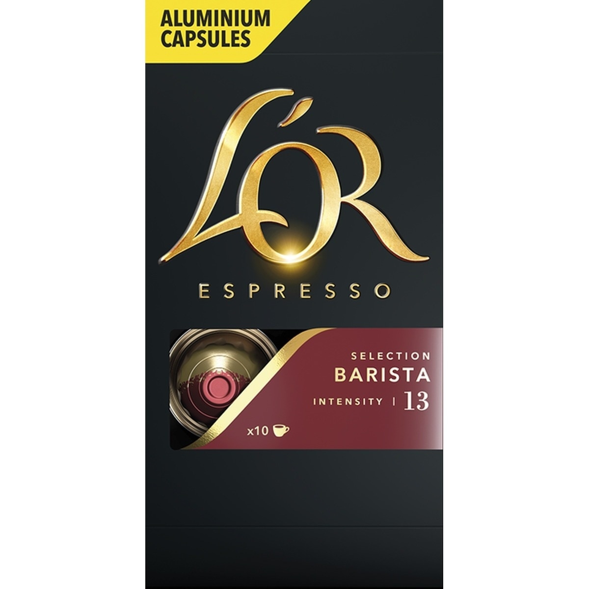 Imagen 0 de Estuche 10 cápsulas L'OR ESPRESSO café Barista Selection intensidad 13 compatibles con máquinas Nespresso Original